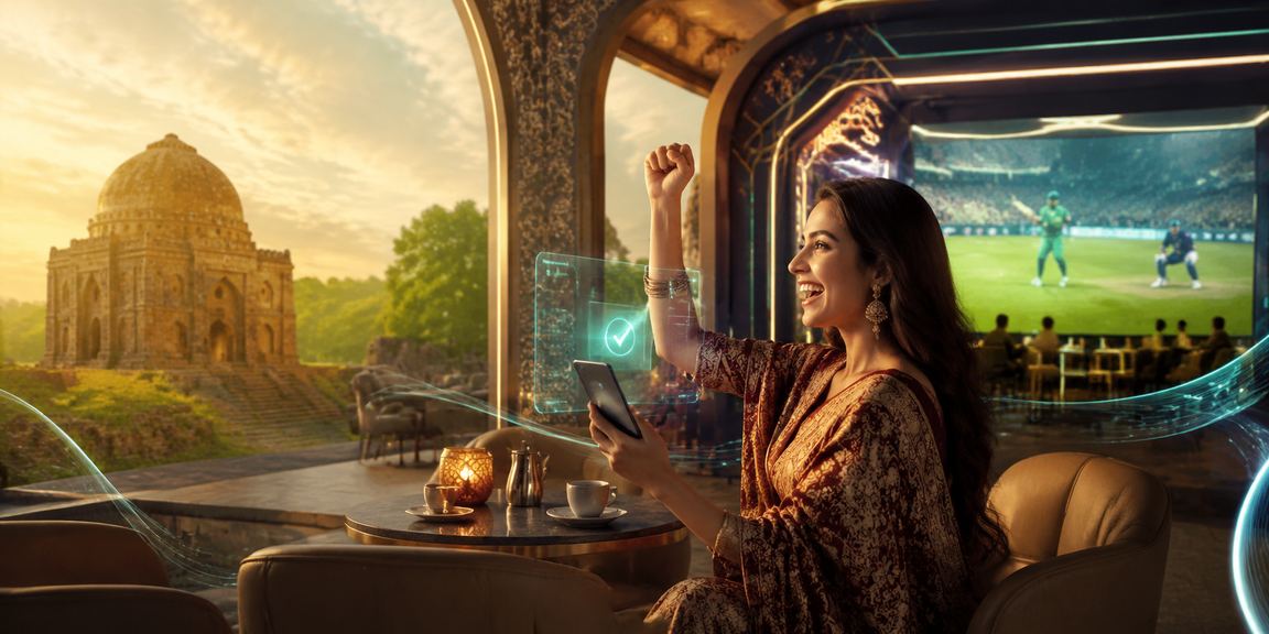 কুমিল্লায় ক্রিকেট বেটিং প্রোমোশন উপভোগ করছেন একজন তরুণ খেলোয়াড়
