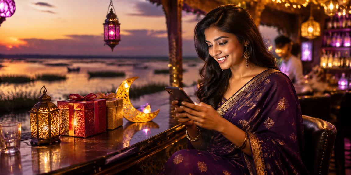 ঈদ উৎসবে টাঙ্গুয়ার হাওরে ডিপোজিট বোনাস উপভোগ করছেন একজন খেলোয়াড়